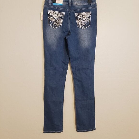 Faded Glory Mid Rise skinny jeans size 16 NWT - Picture 3 of 9